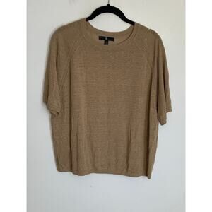 Banana Republic Tan Crew Neck Sweater